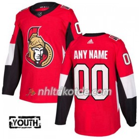 Ottawa Senators Trikot Custom Adidas 2017-2018 Rot Authentic - Kinder
